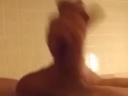 Shower masturbation