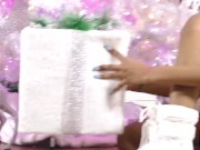 SEXY MOMMA - When Lily opens her present and sees a fat dildo, her lips are immediately moist 11/16