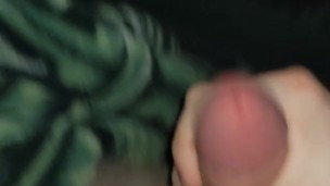 Morning wood moaning cum hard, cum drips down hand