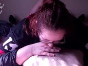 Draining Daddy's cock and showing it off 2/16