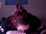 Draining Daddy's cock and showing it off 4/16