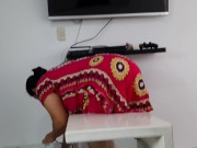 My stepsister turns me on with her big butt 1/16