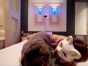 車の中でイクのを我慢させられ、ホテルで連続アクメさせられる 6/16