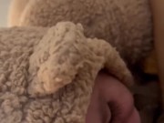 Mommy bear gags on daddy’s bbc