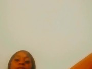 Ebony Masturbation With Pink Dildo 13/16