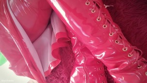 FemDom POV video: collar and leash sexy game - dirty talk female domination.