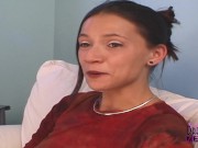 Stunning Brunette Gets Naked For The First Time On Film 8/16