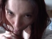 Mia Evans meets me in my hotel for some little cock sucking action