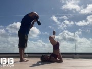 Naked yoga on top 13/16