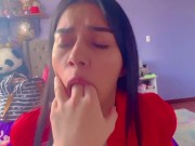 Mi novia tetona me hace una paja rusa y nos sorprende su follando ( Sale mal* ) 6/16