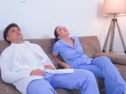 Doctor and nurse have a quick shag between surgeries 1/16