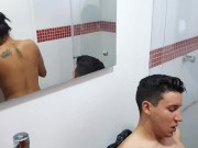 A rich shower with my stepcousin's horny. Part 3. I love fucking her rich pussy 8/16