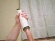 goin off on my cock with a damn cucumber IDK how i havn't done this before 5/16