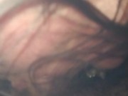 Princess VampWolfBanger gives Close up Sloppy Blowjob to Daddy 8/16