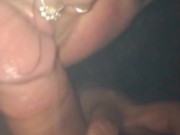 Princess VampWolfBanger gives Close up Sloppy Blowjob to Daddy 9/16
