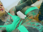 Anuskatzz first time XXL TOY ANAL gape solo in latex fetish fun - Krakens JOHN THOMAS TOYS 2/16