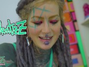 Anuskatzz first time XXL TOY ANAL gape solo in latex fetish fun - Krakens JOHN THOMAS TOYS 4/16