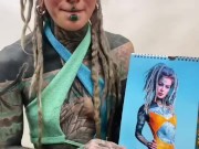 Anuskatzz limited erotic calendar 2023 OUT NOW - Write me and get one - sexy fetish model skinny 4/16