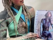 Anuskatzz limited erotic calendar 2023 OUT NOW - Write me and get one - sexy fetish model skinny 6/16