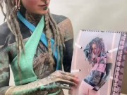 Anuskatzz limited erotic calendar 2023 OUT NOW - Write me and get one - sexy fetish model skinny 9/16