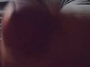 Giving daddy a handjob