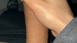 Trying hard not to cum