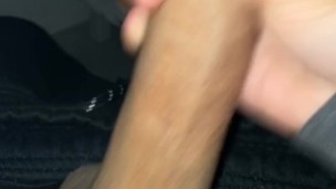 Big dick latino jerking off