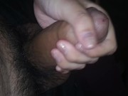 Masturbating my boyfriend while we're home alone, he has a thick dick😋 11/16