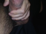 Masturbating my boyfriend while we're home alone, he has a thick dick😋 5/16