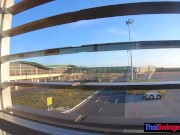 Asian teen GF grabs BFs crotch on a plane and fucked him once they arrived at the hotel 11/16