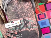 Anuskatzz sexy tattoo tour 13/16