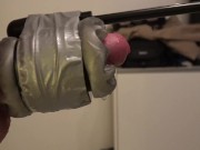 FUCKING MACHINE FLESHLIGHT QUICKSHOT HANDSFREE EPIC ORGASM SESSION - 10 DAYS WITHOUT CUM 3/16