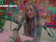 Anuskatzz eats a XXL lollipop in ASMR style - sexy foodsounds - candy muckbang 16/16