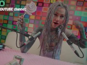 Anuskatzz eats a XXL lollipop in ASMR style - sexy foodsounds - candy muckbang 6/16
