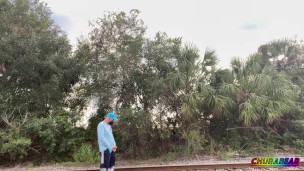 Public piss break while at work