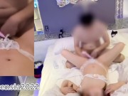 中出しされた直後クリトリスを責められ大量潮吹き。 2発目はザーメンと潮でグショグショのオマンコに生中出し。 日本人素人カップル / 電マ / クリトリス /  / 痙攣絶頂 / アクメ / 連続射 - Screenshot 6 of 16 - HD