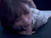 エロ精子をごっくんして「ごちそうさま」と言ってしまう痴女な彼女 cum in mouth gokkun 10/16