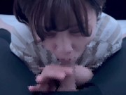 エロ精子をごっくんして「ごちそうさま」と言ってしまう痴女な彼女 cum in mouth gokkun 3/16