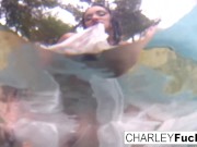 Charley shows of her amazing tits 7/16