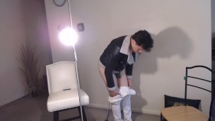 Jock Daddy Maolo Plays with His Hardon!