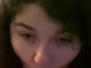 Pissy Emmy - Sexy Brunette Milf Sucks Cock 16/16