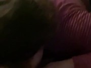 Pissy Emmy - Sexy Brunette Milf Sucks Cock 3/16