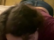 Pissy Emmy - Sexy Brunette Milf Sucks Cock 4/16