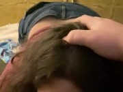 Pissy Emmy - Sexy Brunette Milf Sucks Cock 7/16