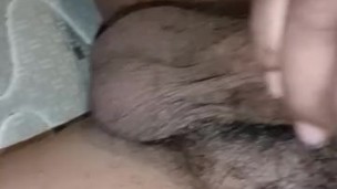 Black dick jack until it cums