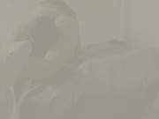 Facesitting and Headscissors in Grey Booty Shorts 16/16