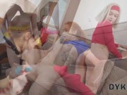 DYKE4K. Dance the Lust Away with Nansy Small, Eva Barbie, Sara Bork, Poly White 11/16