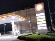 Sabi ko pakarga tayo ng gas, di ko sinabing kargahan mo ako!! Kantutan sa Shell Gas station 1/16