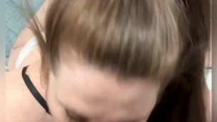 Daddy gives me a massive facial, HE CUMS IN MY HAIR! 🍆💦💦💦