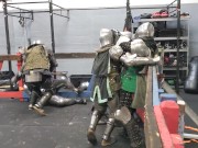 Group , squire gets by knight and fellow squrie 10/16